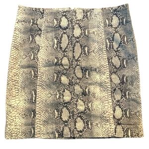 Free People Snake Print Skirt